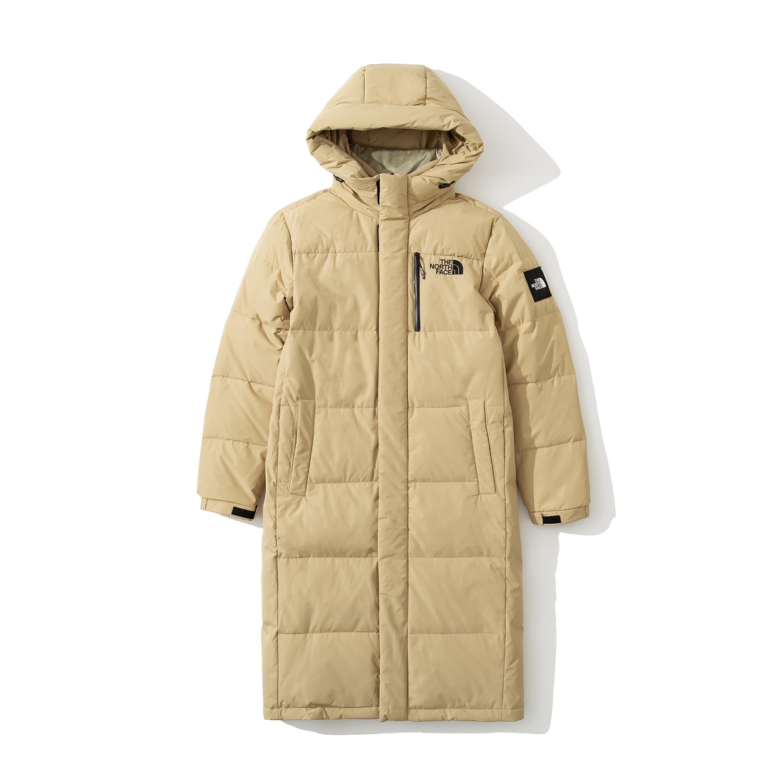 580 THE NORTH FACE 2022Fw 袖标Logo长款羽绒服冬季男女同款