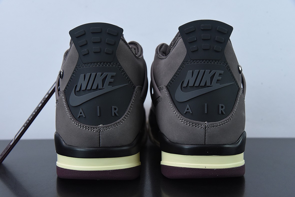 A Ma Maniére x Air Jordan 4 "Violet Ore" AJ4 乔4联名款 酒红色男士运动鞋货号: DV6773-220