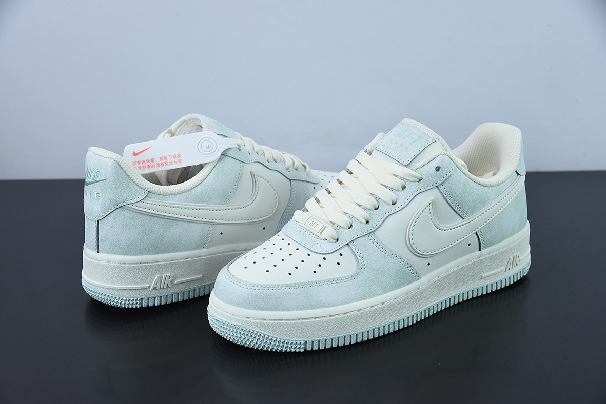 Nike Air Force 1 Low ’07 米白薄荷绿 空军一号低帮休闲板鞋 货号:KP6936-898