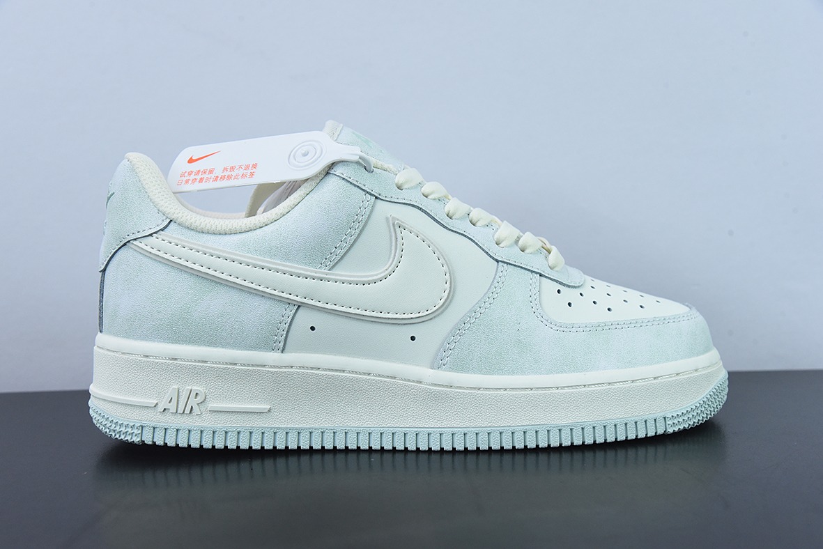 Nike Air Force 1 Low ’07 米白薄荷绿 空军一号低帮休闲板鞋 货号:KP6936-898