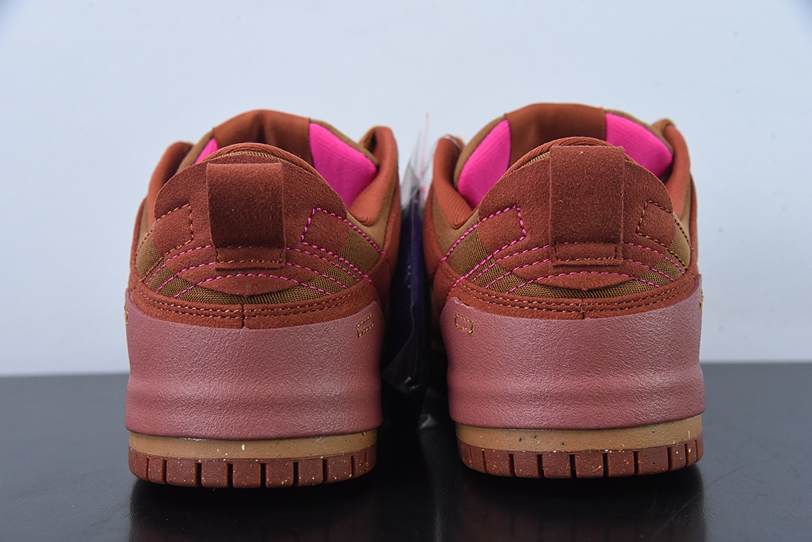 NK Wmns Dunk Low Disrupt 2"Desert Bronze"轻量扣篮破坏二代系列全新解构风低帮休闲运动滑板板鞋DH4402-200