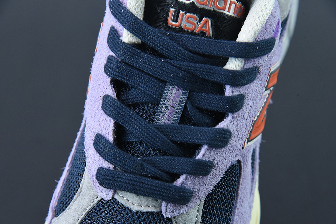 New Balance NB990系列 高端美产复古休闲跑步鞋浅紫 M990TD3