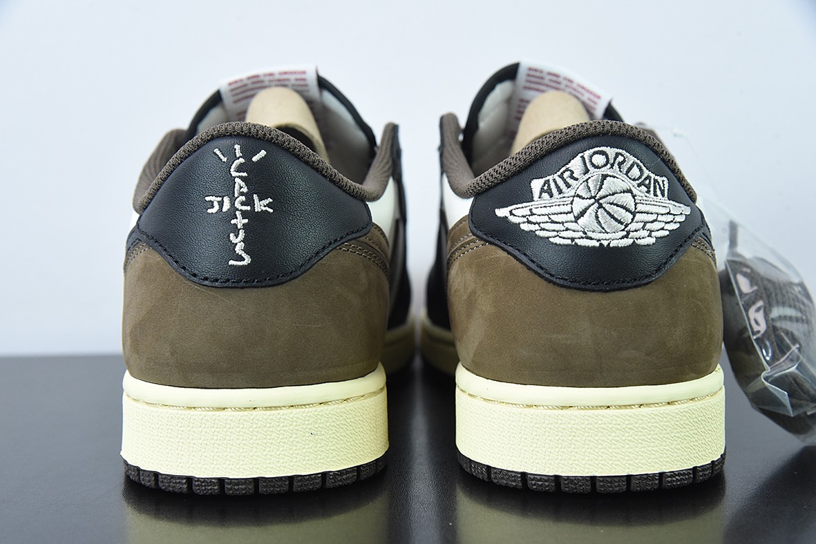 Air Jordan 1 小ts 黑白棕色 Low Dark Mocha 低帮摩卡板鞋 货号:cq4277-105