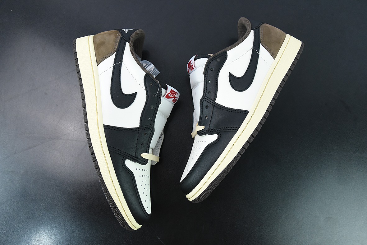 Air Jordan 1 小ts 黑白棕色 Low Dark Mocha 低帮摩卡板鞋 货号:cq4277-105