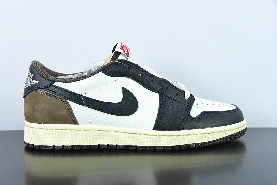 Air Jordan 1 小ts 黑白棕色 Low Dark Mocha 低帮摩卡板鞋 货号:cq4277-105