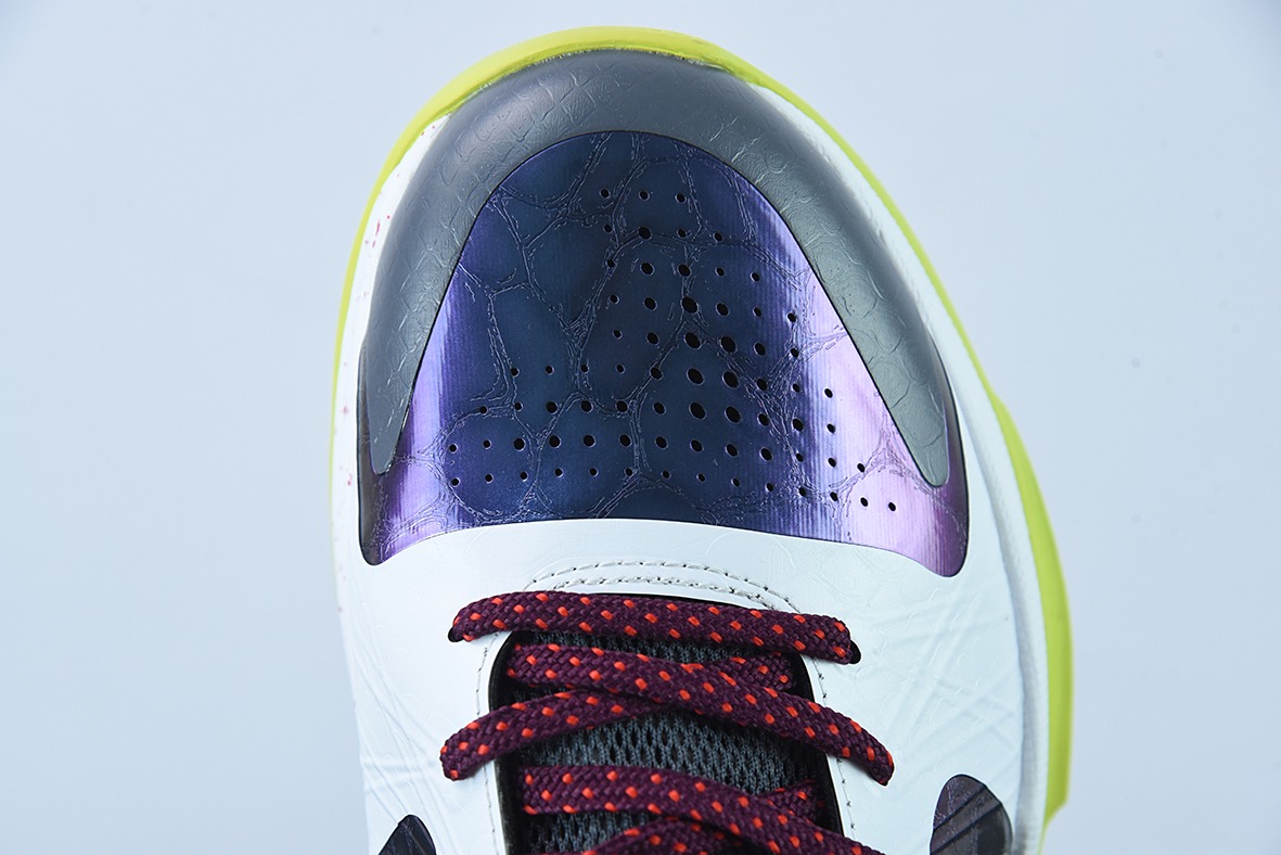 Nike Zoom Kobe 5 ZK5小丑白紫绿科比5代球鞋s2纯原版 偏小0.5-1码 货号： CD4991-100