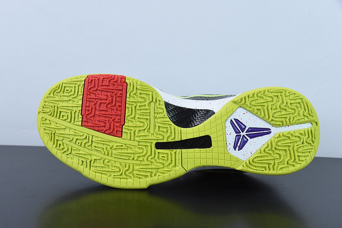Nike Zoom Kobe 5 ZK5小丑白紫绿科比5代球鞋s2纯原版 偏小0.5-1码 货号： CD4991-100