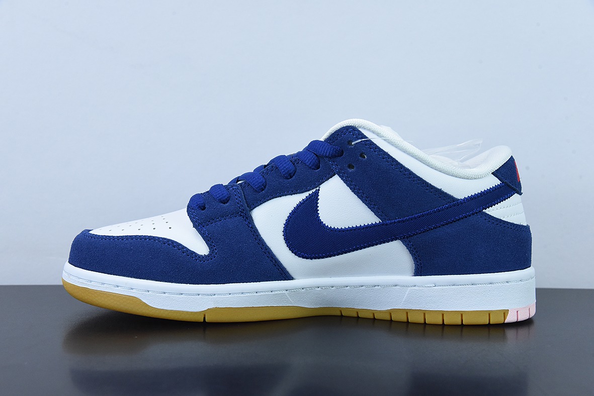 Nike SB Dunk Low PRO PRM 白蓝 洛杉矶道奇低帮男士运动板鞋 货号:DO9395 400