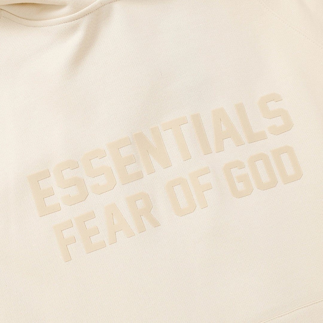 190 FEAR OF GOD FOG主线植绒字母连帽卫衣