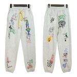 Rhude Clothing Pants & Trousers Doodle Grey Unisex Trendy Brand Casual