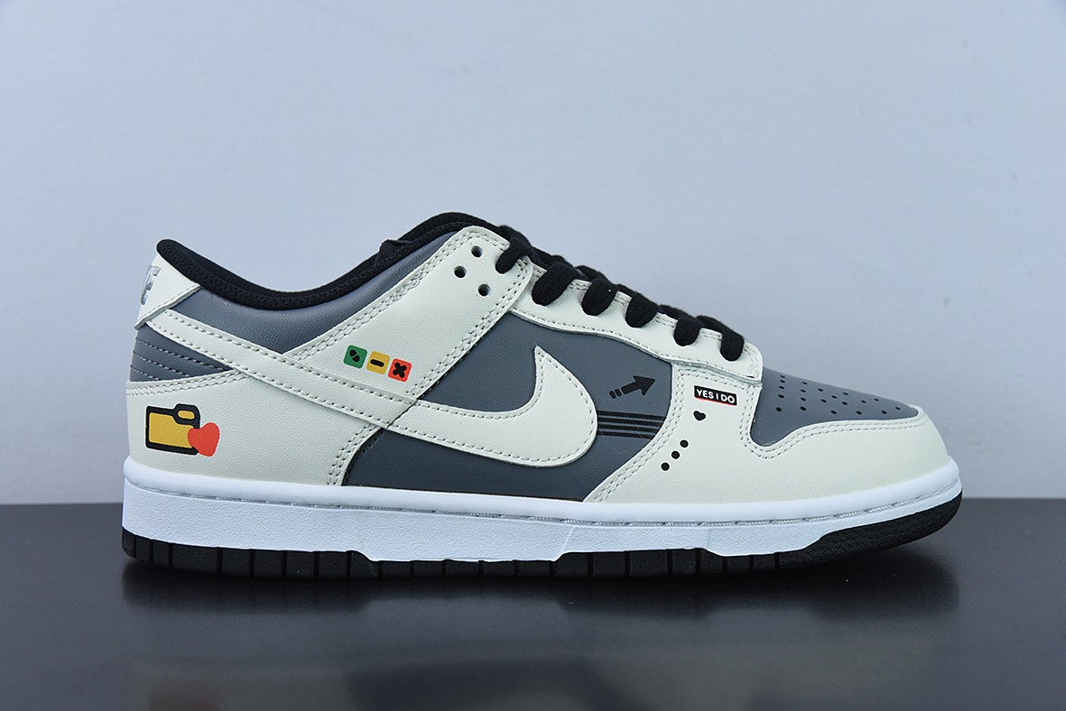 NK Dunk SB Low 定制配色 电玩像素 By You专属定制个性鞋款 货号:DD8012-006