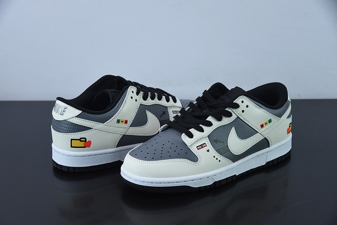 NK Dunk SB Low 定制配色 电玩像素 By You专属定制个性鞋款 货号:DD8012-006