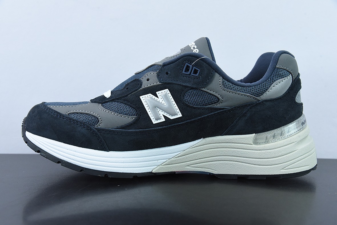 New Balance M992GG 新百伦NB992总统复古慢跑鞋 海军蓝 正确3M反光