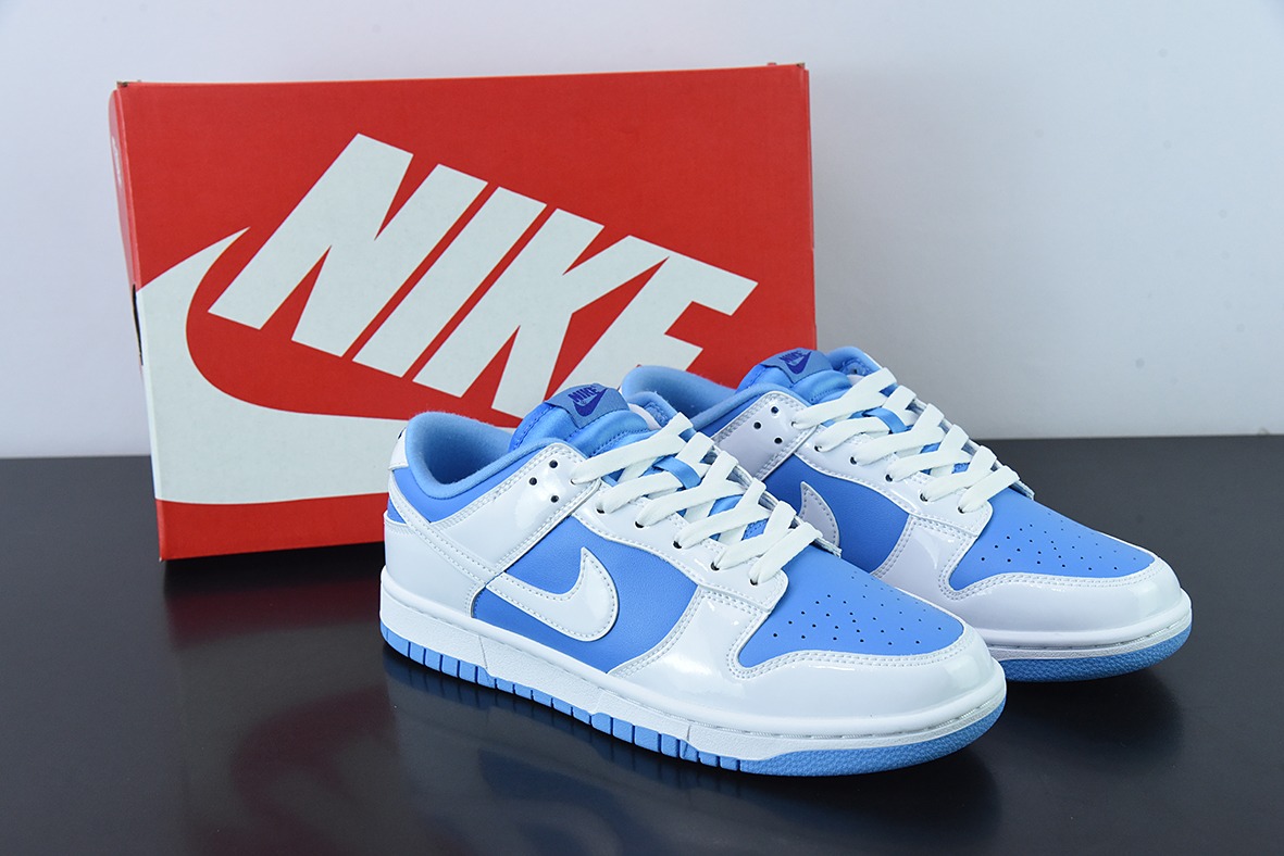 Nike Dunk Low "Reverse UNC" 反转北卡蓝低帮运动鞋 货号:DJ9955-101