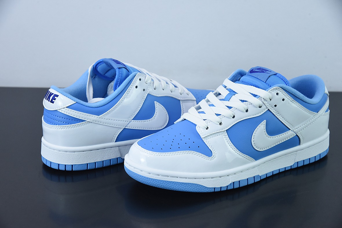 Nike Dunk Low "Reverse UNC" 反转北卡蓝低帮运动鞋 货号:DJ9955-101