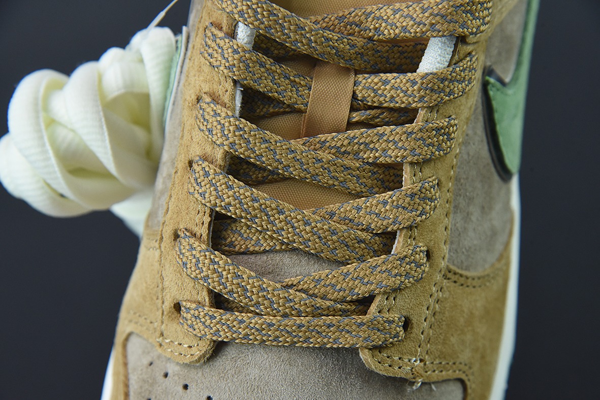 Otomo Katsuhiro x Nike SB Dunk Low "Steamboy OST"麂皮绿棕低帮运动鞋 货号:ST1391 202