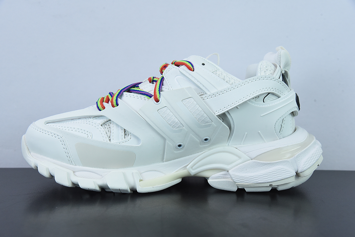 巴黎世家/Balenciaga 巴黎世家3.0低帮老爹鞋 白彩色货号:542436W3RM19081