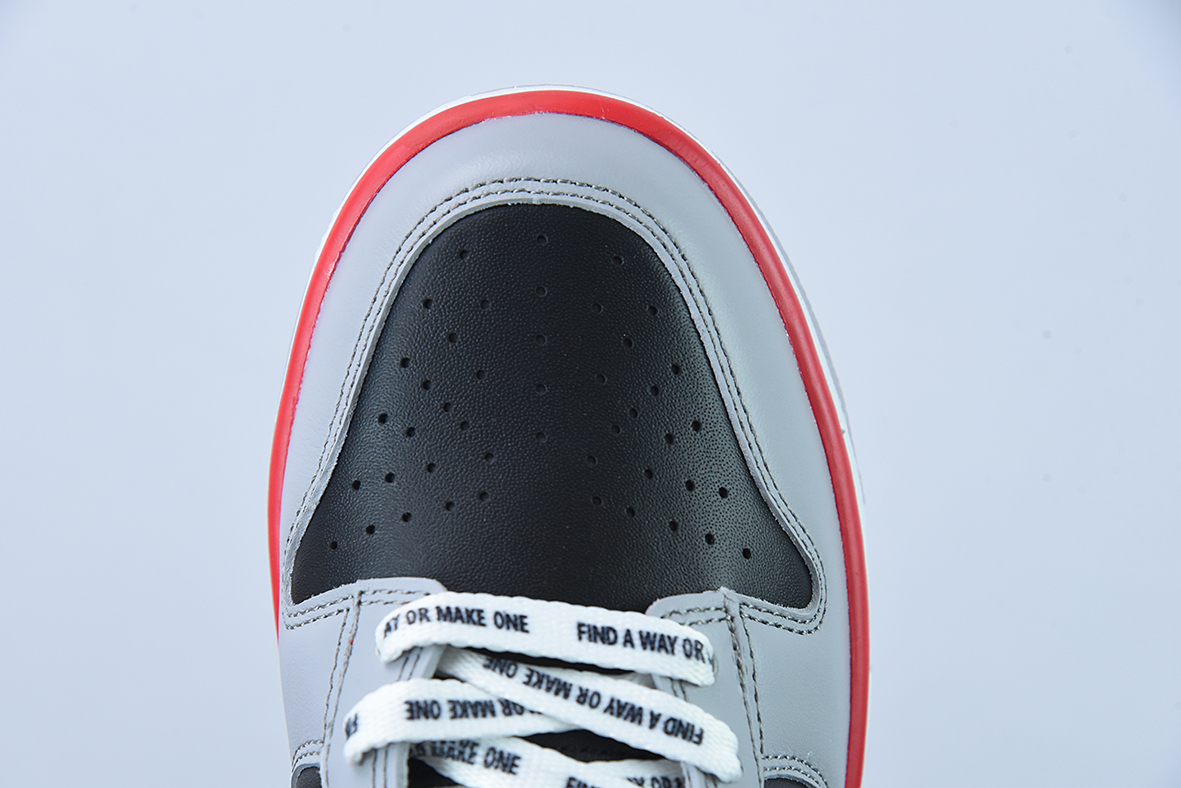 Nike SB Dunk Low “CAU Athletics” 黑灰红 大学联名低帮休闲板鞋 货号:DR6189 001