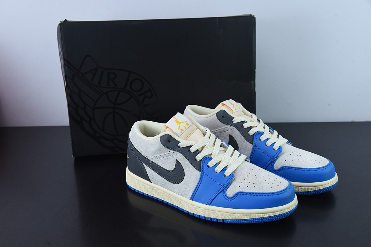 Air Jordan Retro 1 Low”UNC Grey”AJ1“北卡蓝灰”低帮休闲板鞋货号