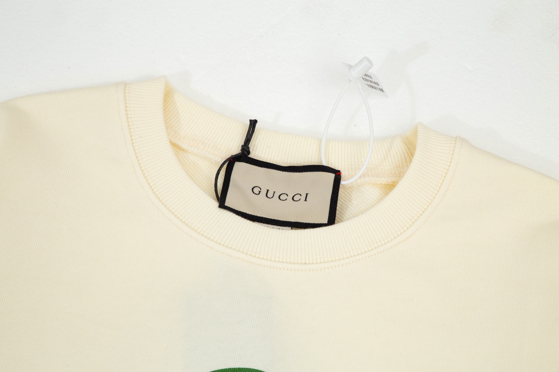 160 GUCCI G家 22秋冬新品 比弗利山庄樱桃字母印花套头卫衣