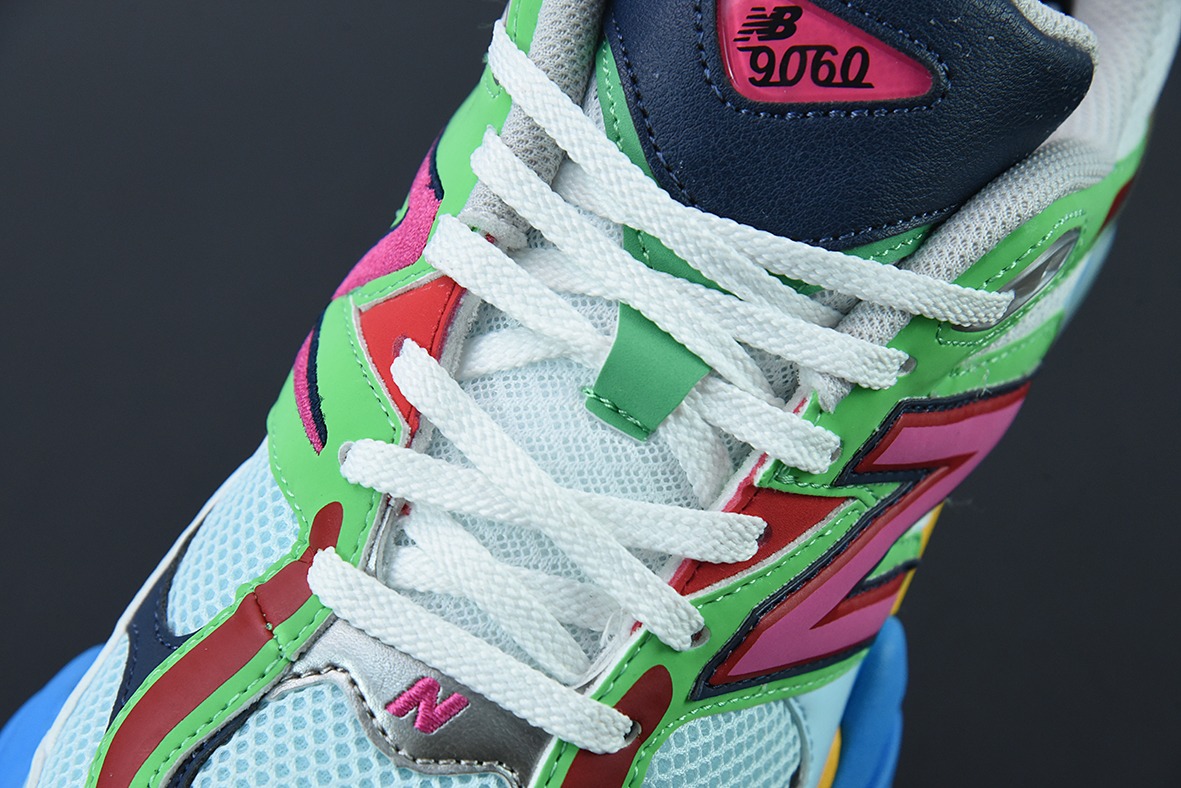 Jo eFrsehogods x eNw Blaance NB9060联名款男女同款运动鞋 货号:U9060NBN 蓝绿黄
