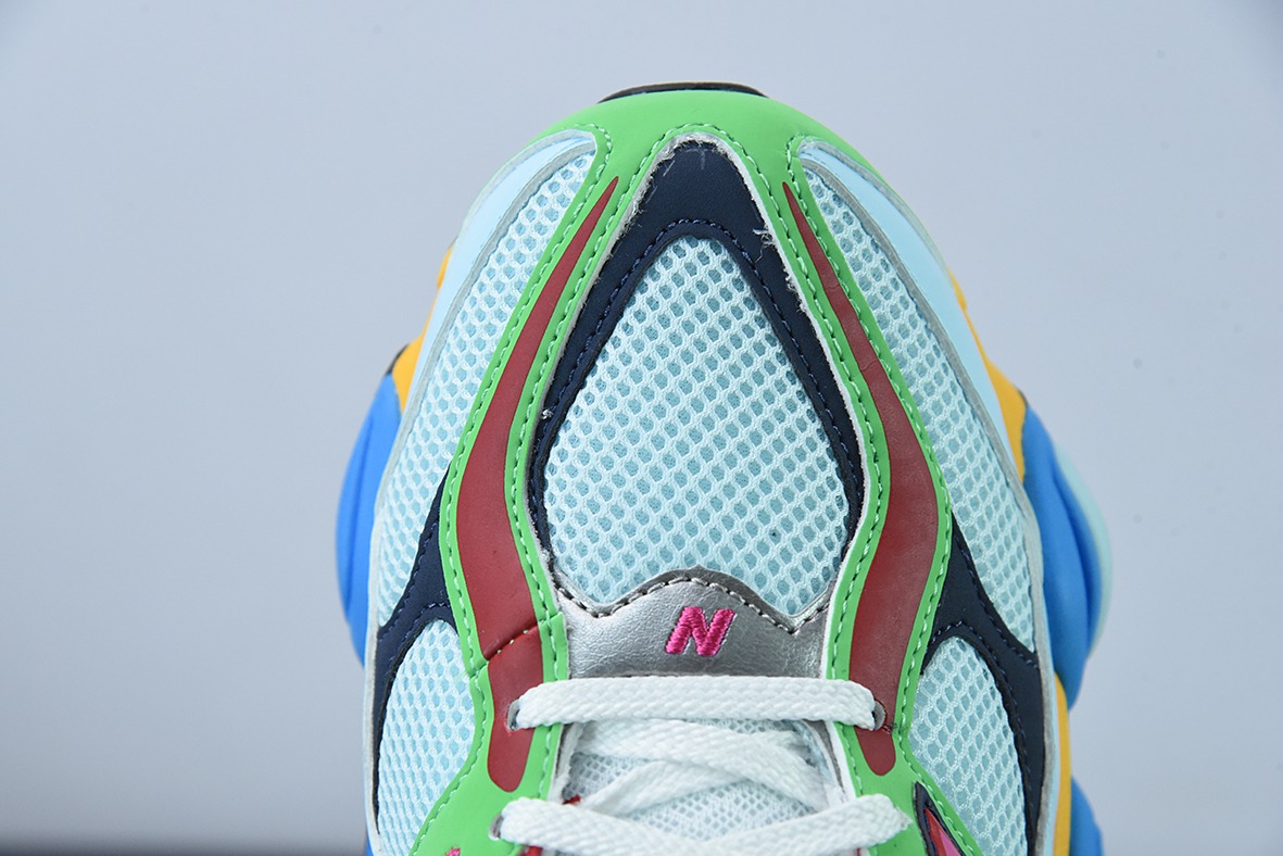 Jo eFrsehogods x eNw Blaance NB9060联名款男女同款运动鞋 货号:U9060NBN 蓝绿黄