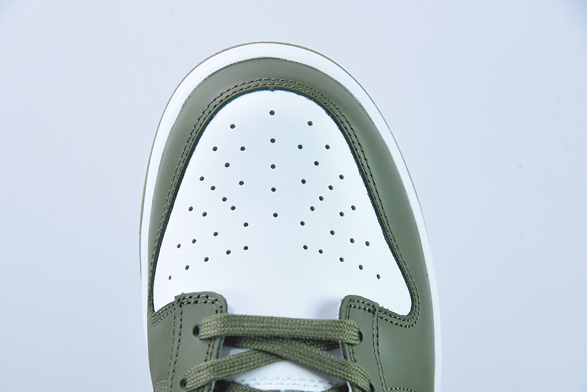 Nike Dunk Low Medium Olive 白橄榄绿休闲板鞋货号:DD1503-120