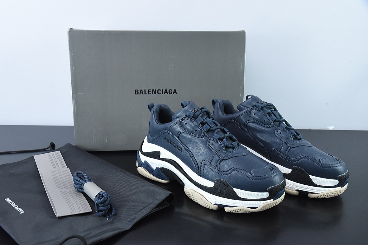 Ad x Balenciaga Triple S 联名款 巴黎世家复古老爹鞋 W2FAD4197
