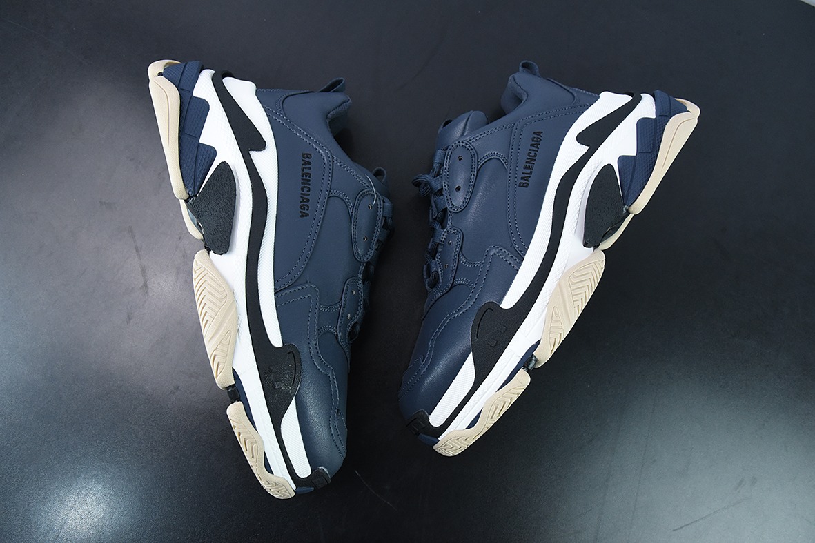 Ad x Balenciaga Triple S 联名款 巴黎世家复古老爹鞋 W2FAD4197