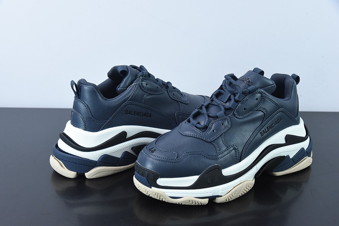 Ad x Balenciaga Triple S 联名款 巴黎世家复古老爹鞋 W2FAD4197
