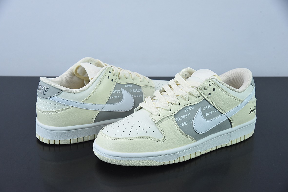 Nike Dunk Low 定制配色 耐克低帮休闲板鞋 货号：DD8052-112