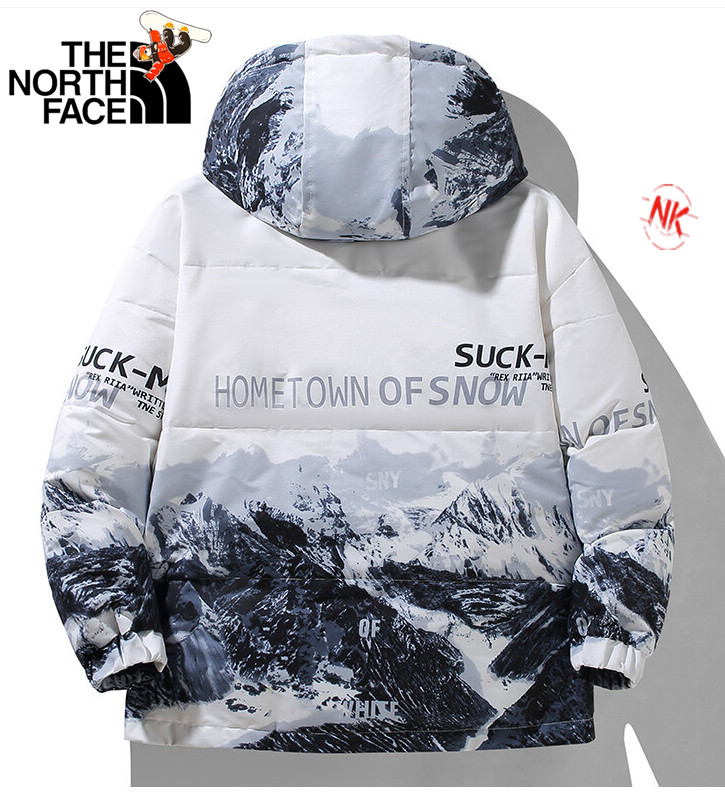 230【90白鸭绒】 北面THE NORTH FACE联名古驰GUCCI经典雪山系列