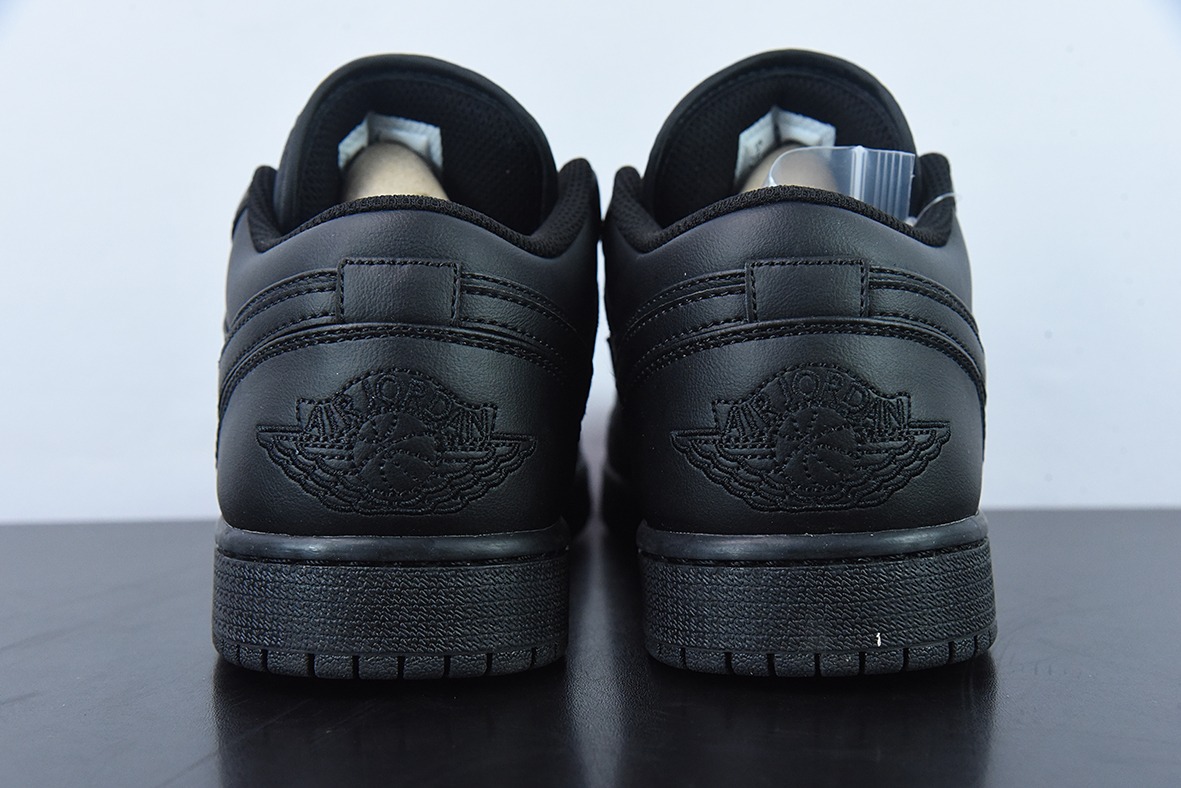 Air Jordan AJ1 Low 低帮系列 纯黑 货号：553558-093