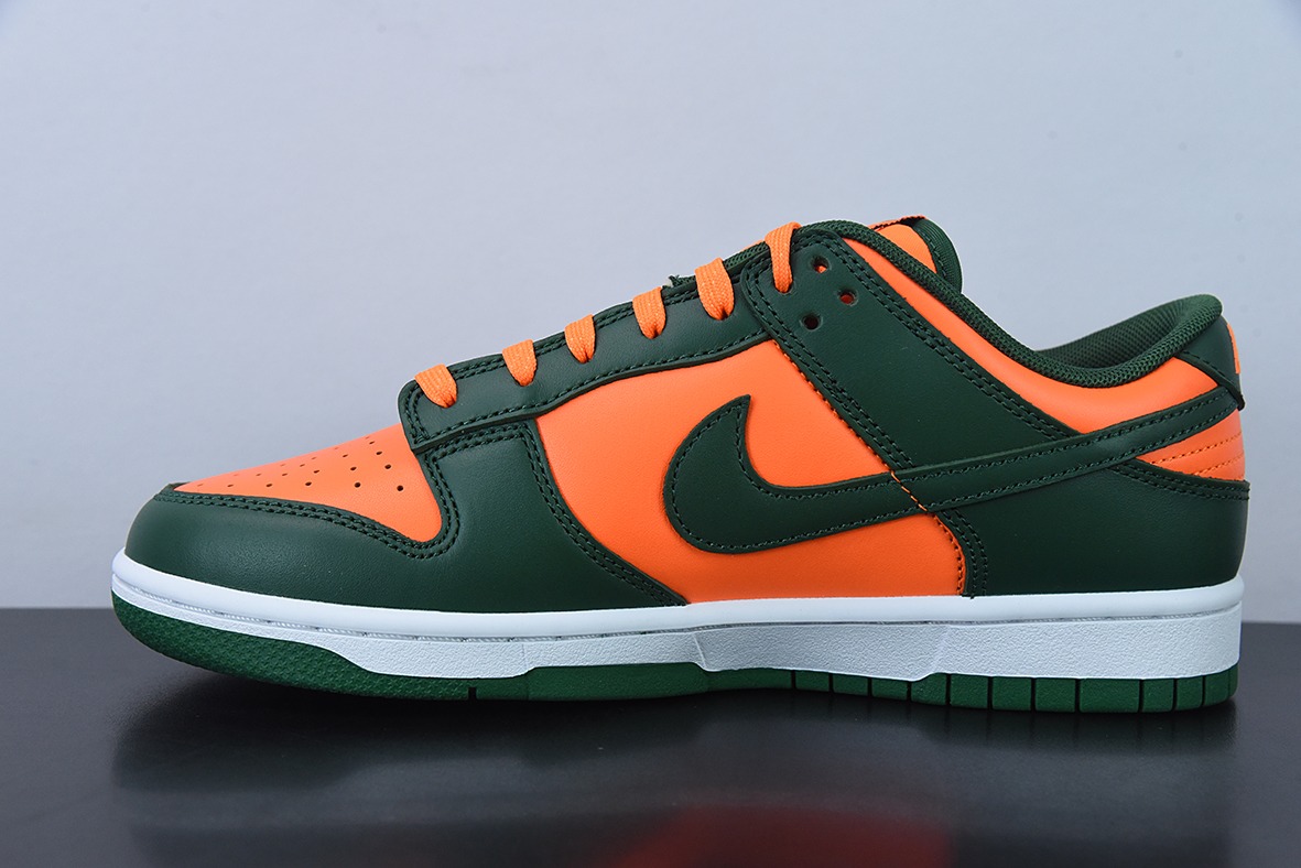 NK Dunk Low 橙绿男女同款运动板鞋 DD1391-300