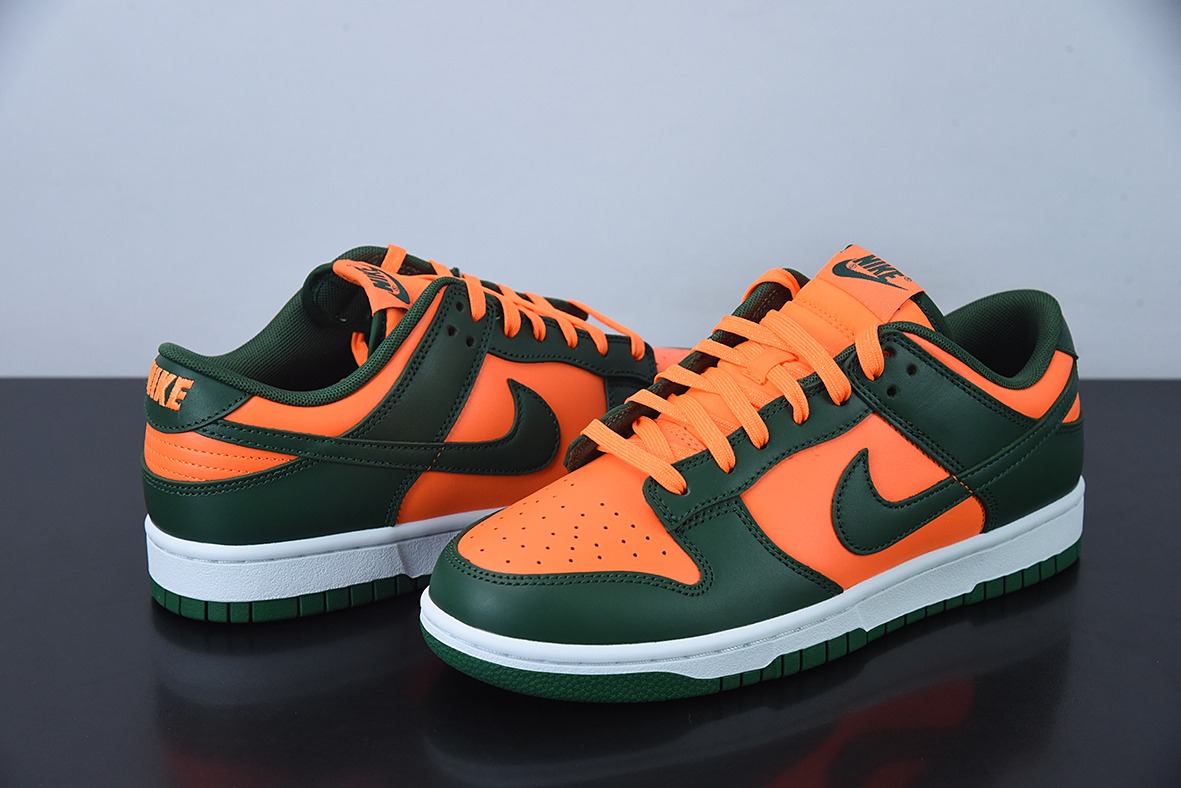 NK Dunk Low 橙绿男女同款运动板鞋 DD1391-300