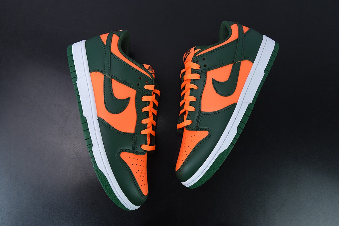 NK Dunk Low 橙绿男女同款运动板鞋 DD1391-300
