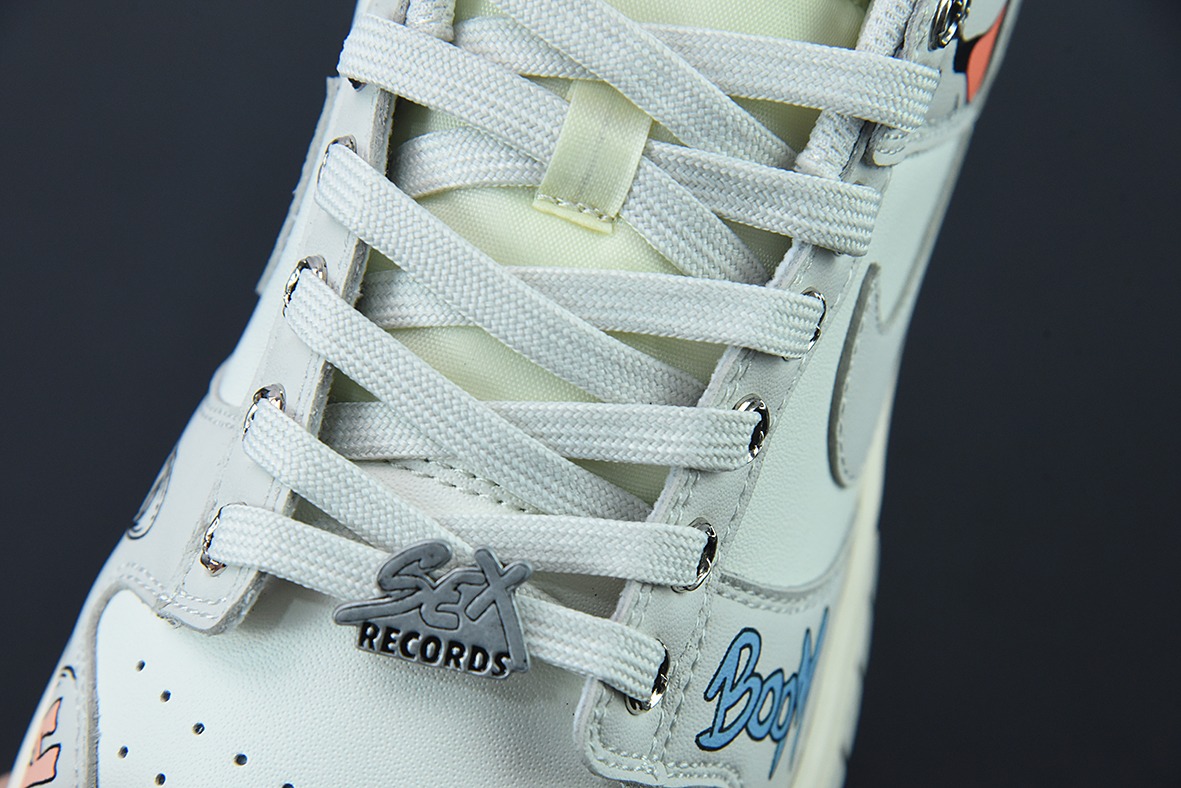 niek dunk low  灰白涂鸦 低帮休闲运动滑板板 货号：DD1503-107