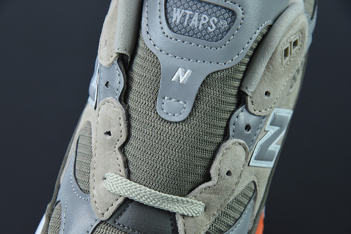WTAPS x New Balance M992WT 新百伦NB992 联名总统复古慢跑鞋 灰绿