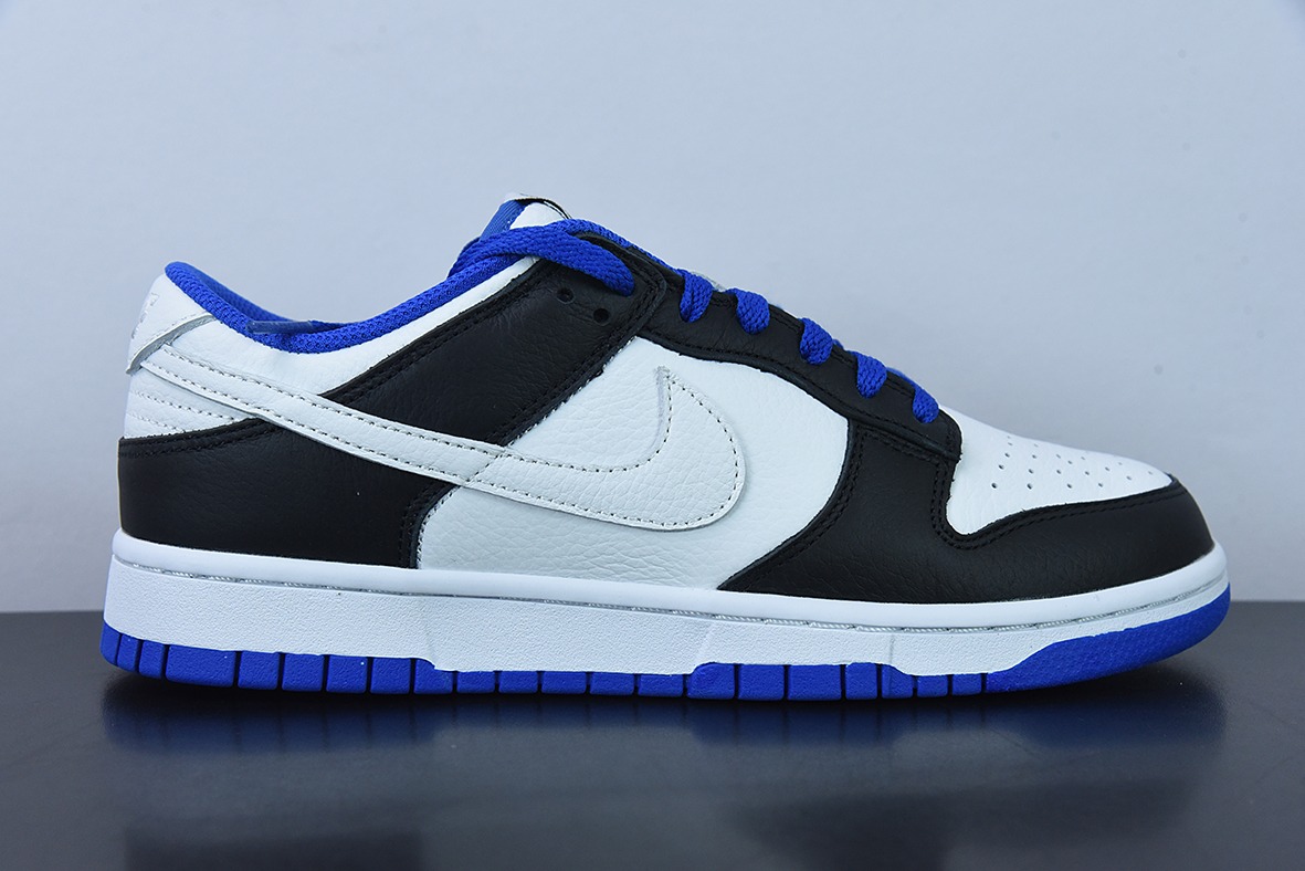 Nike Dunk Low GCEL 黑白蓝低帮运动休闲板鞋货号： FD9064-110