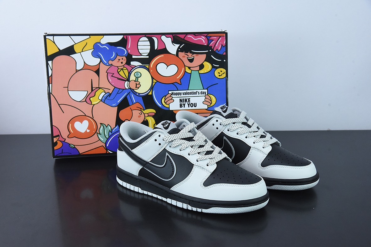 Nk SB Dunk Low 灰猫反光 SB低帮休闲板鞋 货号：DD9606-363
