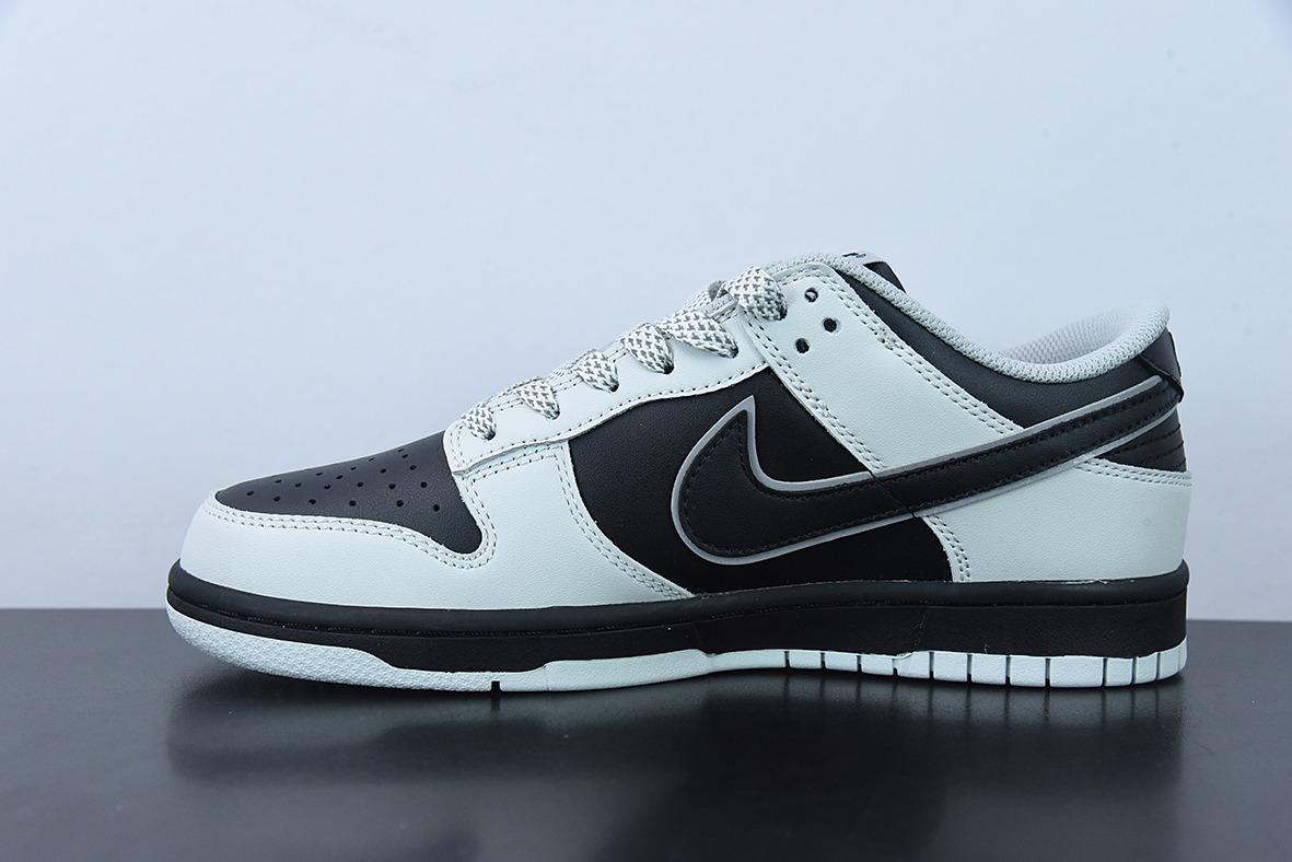 Nk SB Dunk Low 灰猫反光 SB低帮休闲板鞋 货号：DD9606-363