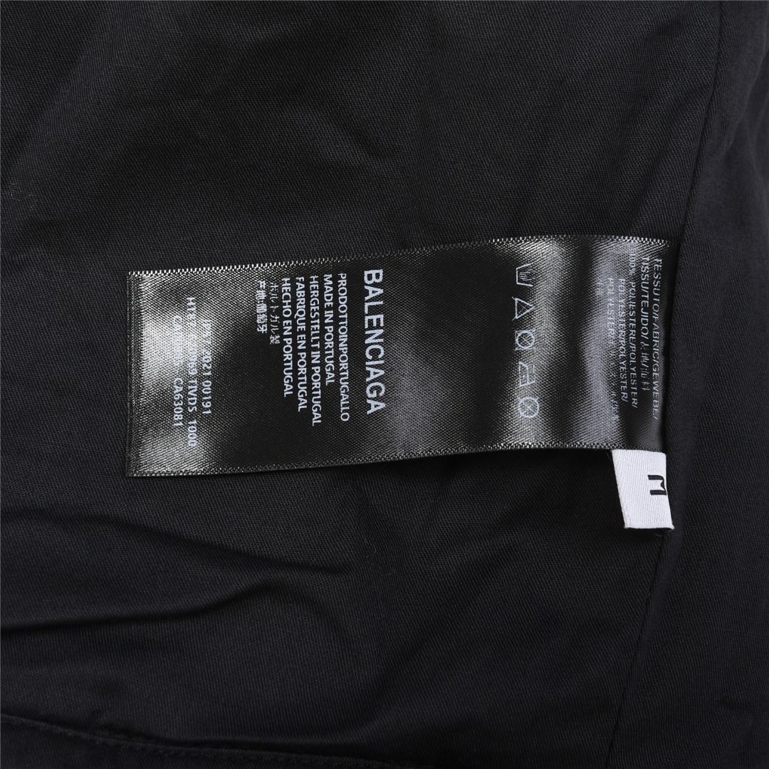 470 Balenciaga/巴黎世家 22ss logo刺绣泰迪羊羔毛外套