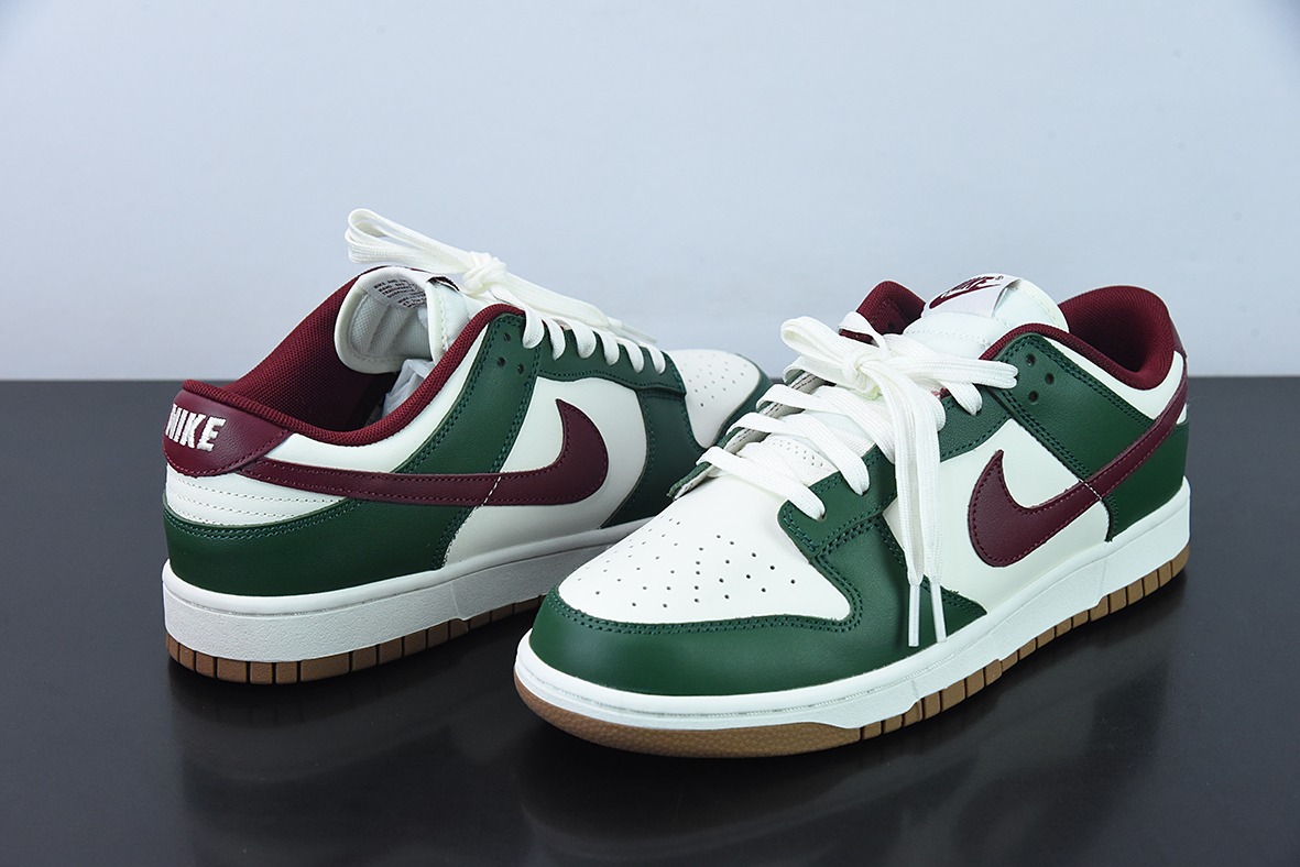Nk SB Dunk Low "Gorge Green" 豆沙绿配色 SB低帮休闲板鞋 货号:FB7160-161