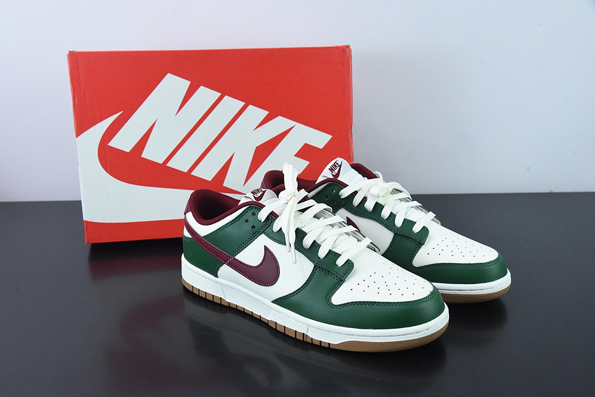 Nk SB Dunk Low "Gorge Green" 豆沙绿配色 SB低帮休闲板鞋 货号:FB7160-161