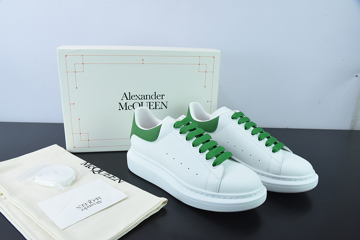 Alexander McQueen 亚历山大麦昆松糕鞋厚底增高小白鞋