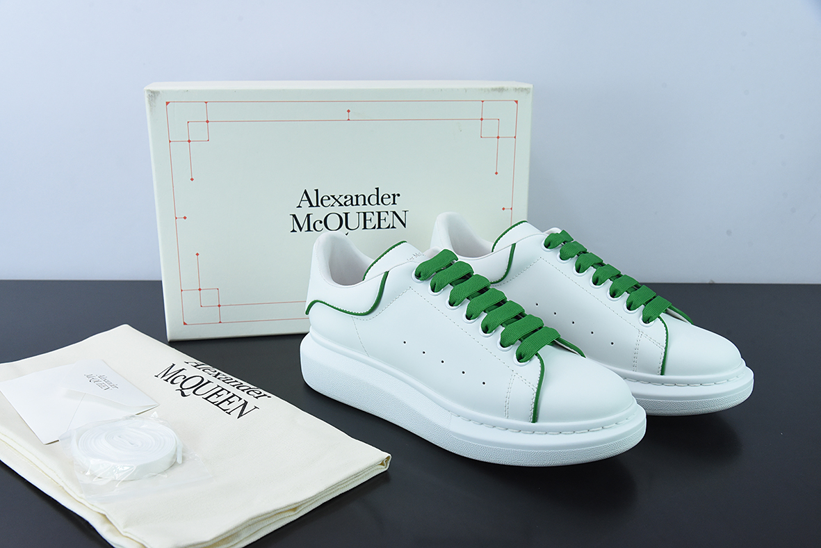 Alexander McQueen 亚历山大麦昆松糕鞋厚底增高小白鞋