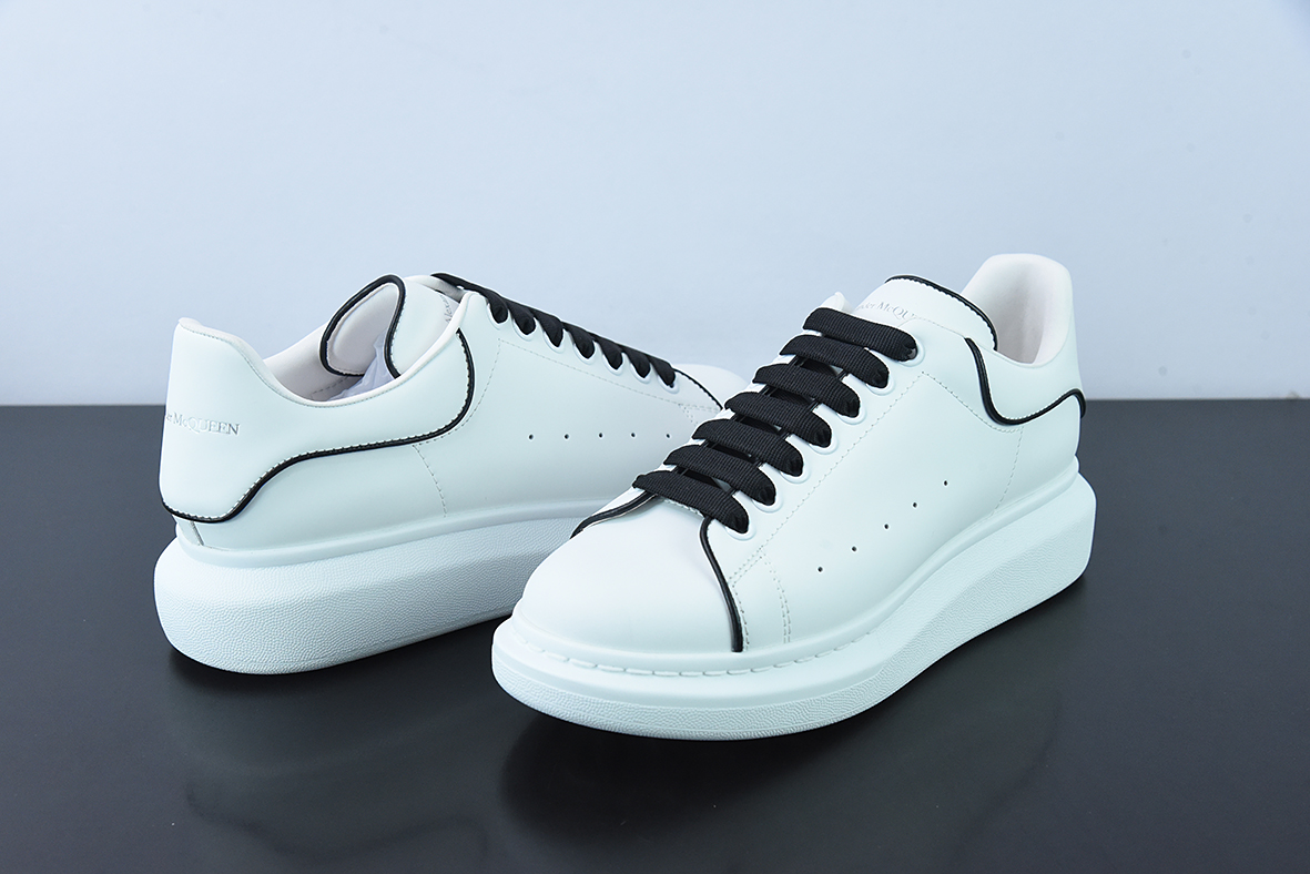 Alexander McQueen 亚历山大麦昆松糕鞋厚底增高小白鞋