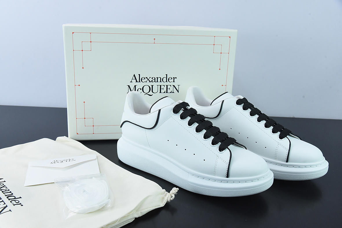 Alexander McQueen 亚历山大麦昆松糕鞋厚底增高小白鞋