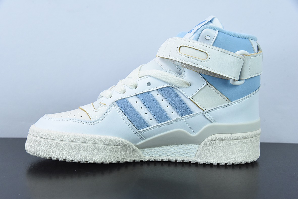 Adidas Forum 84 HIGH三叶草高帮经典魔术贴复古板鞋 货号: GW5924