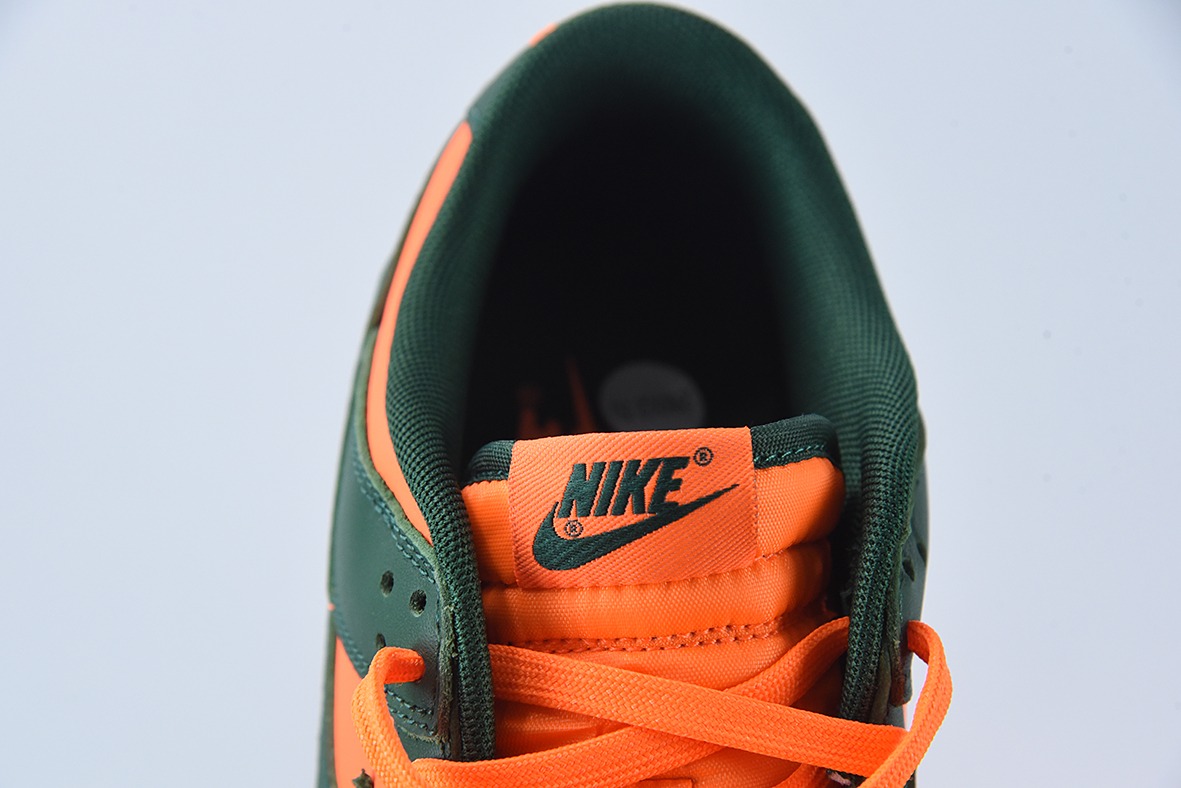 Nk SB Dunk Low "Miami Hurricanes" 橘绿色 SB低帮休闲板鞋 货号:DD1391-300